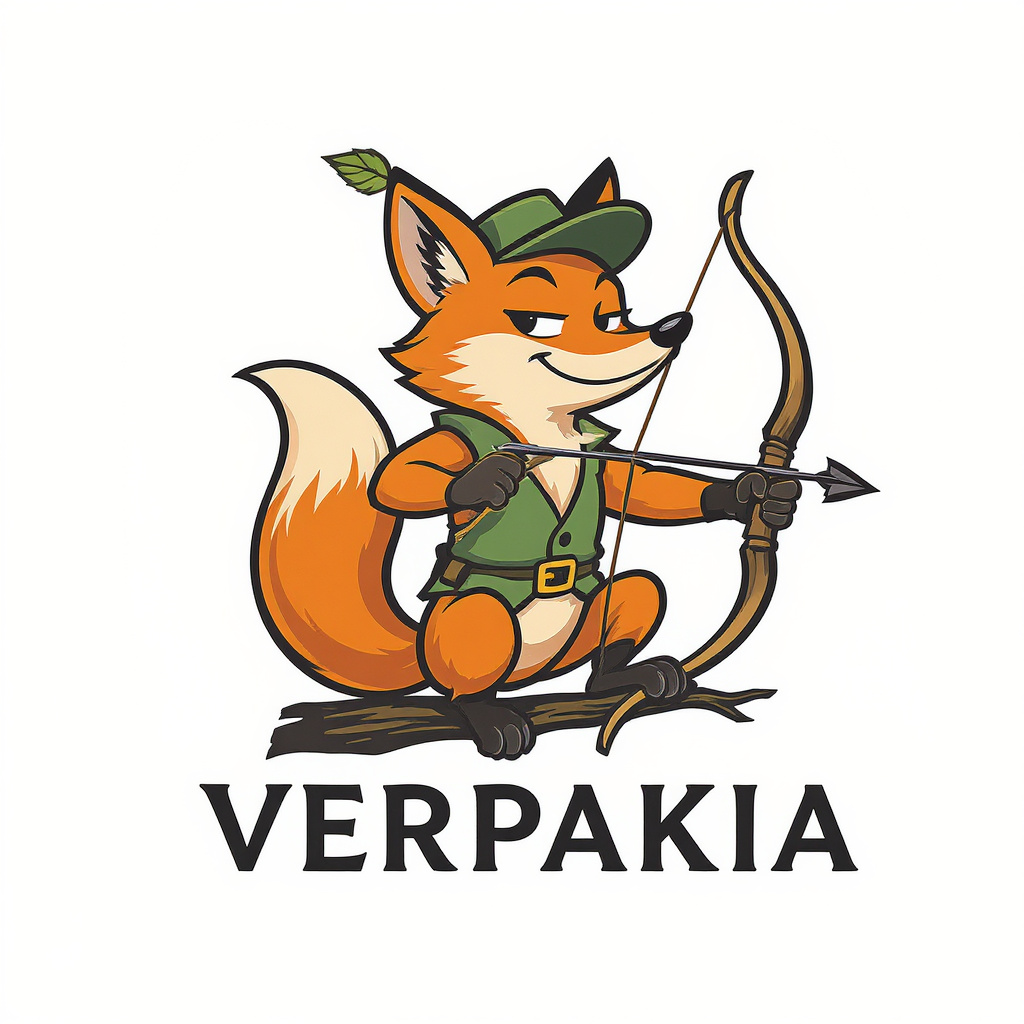 Markenmaskottchen der Verpakia